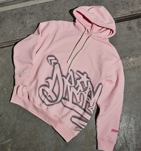 OEM ácido lavado 100% algodón Streetwear Sudadera con capucha bordado Rhinestone de gran tamaño recortada Zip Loose Fit primavera 500gsm Vintage - Product Image 6