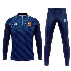 Vêtements de sport pour hommes et enfants, veste, sweat-shirt, tenue de sport pour la course à pied, jogging, sweat-shirt à demi-zip - Product Image 5