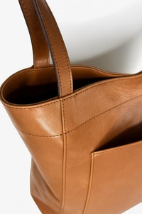 Bolso Tote de Hombro Impermeable de Gran Capacidad, de Cuero Genuino Casual de Primera Calidad, con Cierre de Cremallera de Lino, Bolso Largo Hecho a Mano - Product Image 3