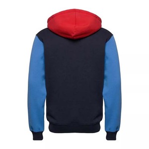 100% algodón OEM peso pesado en blanco sudaderas con capucha de gran tamaño hombres logotipo personalizado bordado impresión Color bloque sudaderas con capucha ropa de invierno básicos - Product Image 2