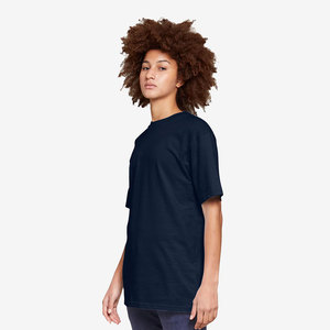Camiseta Unisex de Doble Cara con Logotipo Personalizable, Diseño Sólido, 180/240 Gramos, Transpirable y Ajustada - Product Image 2