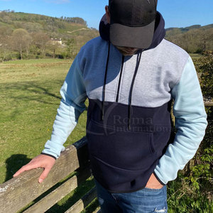 Custom Logo Men 100% Cotton <b>Sheep</b> <b>Shearing</b> Hoodie Long tail Heavyweight Winter Fleece Hooded Sweatshirt Eco-Friendly Breathable - Product Image 2