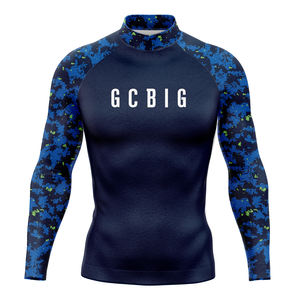 Men's Summer UV Sun Protection Long Sleeve Rashguard Summer Surf Wear Clothing for <b>Swimming</b> Gym Diving Tight <b>T</b>-<b>Shirt</b> Suit Skins - Product Image 3