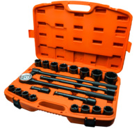 Jeu de Douilles Professionnel Complet de 21 Pièces en Acier Personnalisé, Entraînement 3/4'', pour Machines et Kits d'Outils Automobile