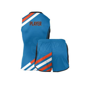 Uniforme de pista y campo de poliéster de verano de talla grande transpirable de alta calidad con colores y logotipo personalizados - Product Image 3