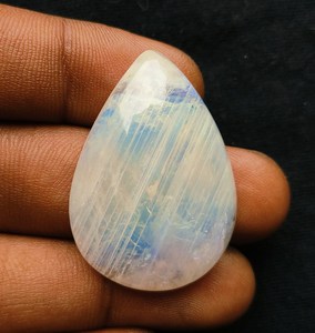 หิน100% คุณภาพสูงสีรุ้งธรรมชาติขนาดลูกแพร์-1มือ35x24พลอยหลวมทำจาก54ct สำหรับทำเครื่องประดับ - Product Image 4