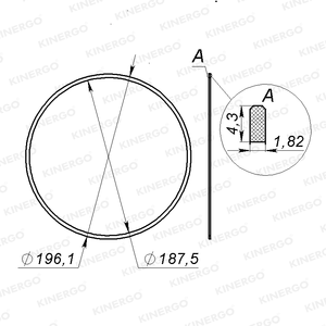 Anillo de Sellado SRZF07 para ZF 8HP45; 8HP55; 8HP70 - Product Image 2
