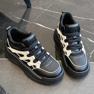 2026 New Fashion women high top casual <b>shoes</b> women's leather sports <b>shoes</b> - Product Image 4