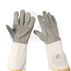 Gants de soudage en cuir de vache de haute qualité pour la protection des mains du soudeur gant de travail anti-brûlure, gants de soudage de sécurité - Product Image 5