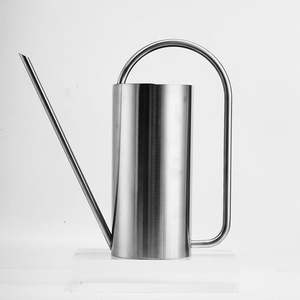 ชุดบัวรดน้ำสแตนเลสขัดเงาพร้อมด้ามจับโค้งและพวยยาวสำหรับงานสวน - Product Image 6