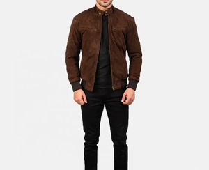 Dernière Collection 2025 – Blouson en Cuir pour Homme – Style Matelassé en Cuir de Mouton Personnalisé – Service OEM – Tissu Toile Imperméable Écologique - Product Image 5