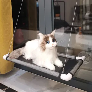 Rahat Metal hiçbir matkap lüks plastik akülü 2024 yeni açılır pencere kedi hamak