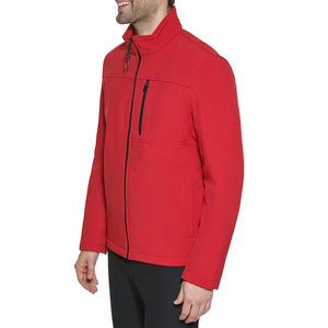 Veste softshell coupe-vent de meilleure qualité, manches longues, respirante, col montant, veste d'extérieur pour hommes, design personnalisé OEM - Product Image 5