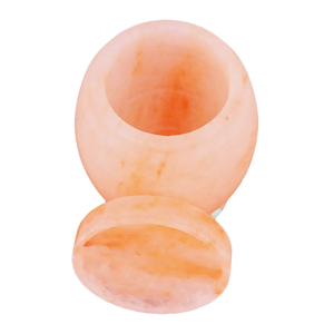 Urne artisanale en sel de l'Himalaya pour usage commémoratif et spirituel Conception en cristal rose naturel pour le stockage des cendres - Product Image 1