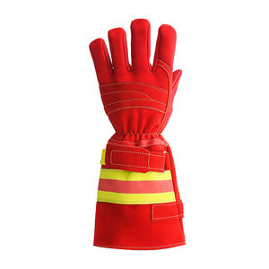 Guantes de seguridad de cuero de la mejor calidad muy exigentes Precio al por mayor Guantes DE SEGURIDAD DE SERVICIO OEM de resistencia al calor de calidad superior - Product Image 2