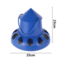 Mangeoire Automatique en Plastique pour Volaille, Distributeur de Nourriture pour Pigeons, Cailles, Poules et Perruches