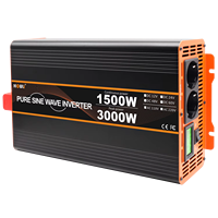 Convertisseur Onduleur Monophasé à Onde Sinusoïdale Pure HOULI 3000W DC 12V/24V/48V vers AC 220V 50/60Hz pour Appareils Domestiques, Voitures et Véhicules Récréatifs
