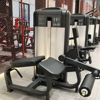 Máquina de Press de Pecho Vertical Comercial con Pila de Pesas de 70 kg, Equipo de Entrenamiento de Fuerza Sentado para Gimnasio Comercial