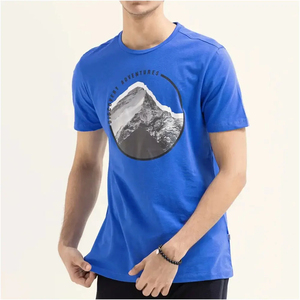 เสื้อยืดพิมพ์ลายกราฟิกแบบกำหนดเอง เนื้อผ้าคอตตอนผสม นุ่มสบาย คอกลม สไตล์ลำลอง แฟชั่นเสื้อยืดผู้ชายสำหรับใส่ทุกวัน สตรีทแวร์ พิมพ์ลายกราฟิก - Product Image 5