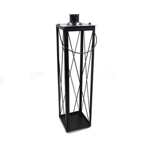 Home & <b>Garden</b> Iron <b>Lantern</b> Black Color Custom Size <b>Candle</b> Holder and <b>Candle</b> Stand for Home Decoration Handmade - Product Image 3