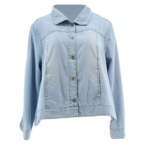 Chaquetas Vaqueras Ligeras de Alta Calidad para Mujer, Chaqueta Vaquera de Algodón de Moda Urbana, Venta al por Mayor - Product Image 6