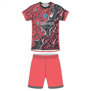Ensembles de maillots de football extensibles respirants personnalisés à séchage rapide 100% polyester imprimé par sublimation équipe personnalisée anti-bactériens anti-UV - Product Image 4