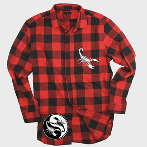 Camisas de franela a cuadros de peso pesado Unisex de algodón para hombre Camisa de franela multicolor de moda con forro elegante y barato - Product Image 1