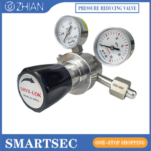 Válvula reguladora de presión de latón 316L de acero inoxidable, regulador de Gas para amoníaco, oxígeno, hidrógeno, nitrógeno, otros gases - Product Image 3