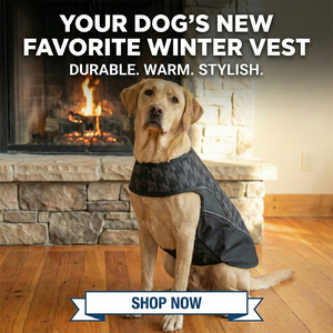 Abrigo Plegable Ajustable para Perro con Patrón Gris y Negro, Panel Interior Suave, Chaqueta Ligera de Invierno para Mascotas, para Comodidad y Protección - Product Image 3