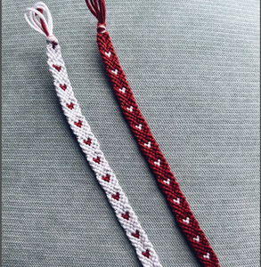 Friendship <b>Bracelet</b> or <b>Anklet</b> Chevron - Colorful - String - Trendy - *CUSTOMIZABLE* - Product Image 1