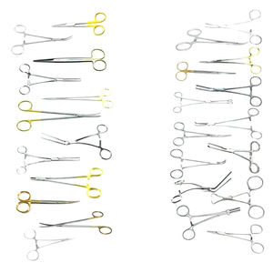 Juego de instrumentos de cirugía cardíaca a corazón abierto, juegos de instrumentos cardiovasculares básicos de acero inoxidable, instrumentos médicos - Product Image 1