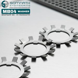 High-Quality <b>Lock</b> Washer MB04 for Metric <b>Lock</b> Nuts KM04 MB01 TO MB40 Bearing Accessory <b>Lock</b> Washer - Product Image 1