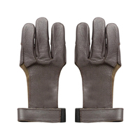Nouveaux gants de tir à l'arc en cuir à prix abordable, haute qualité, demi-doigts, séchage rapide, coupe-vent, antidérapants, respirants, pour usage extérieur FIT CHAMP