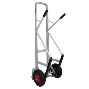 Chariot pliant léger en aluminium, option trois ou quatre roues, structure tubulaire avec glissière d'épaule, structure fermée pour usage industriel, OEM - Product Image 2