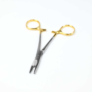 Porte-aiguilles vétérinaire Instrument chirurgical en acier inoxydable Soins aux animaux Haute précision Réglable Certifié CE Classe II Suture - Product Image 1