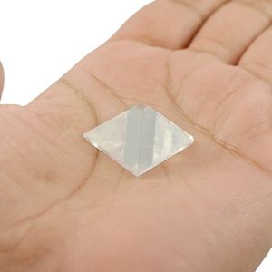 Pirámide de Cristal de Cuarzo Transparente Natural de 20-25 mm, Piedra Curativa para Amplificar la Energía y la Claridad - Product Image 1