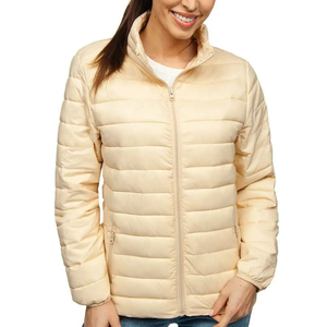Chaqueta Acolchada de Invierno para Mujer, Color Liso, con Logotipo Personalizado, Impermeable, Resistente al Viento, Transpirable, de Secado Rápido, con Capucha, para Exteriores - Product Image 4