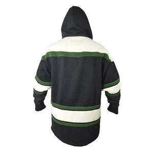 Sudaderas con capucha de hockey sobre hielo personalizadas de alta calidad para hombre, logotipo bordado con cordones, último diseño, ropa deportiva para hombre, sudaderas con capucha, precio razonable OEM - Product Image 5