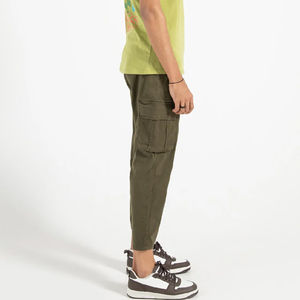 Custom <b>Men's</b> Slim Fit Business <b>Trousers</b> High <b>Stretch</b> Casual Formal Work Pants in Lightweight Canvas Nonwoven Weaving Method - Product Image 3