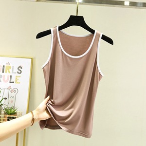 2025 haut de gamme respirant débardeur élégant été personnalisé maillots de haute qualité femmes coton biologique débardeur - Product Image 3