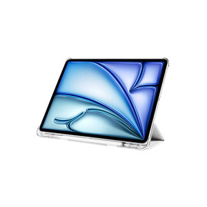 Housse intelligente Netzy 2025 M3 pour iPad Air 11, étui 1-en-1 élégant en cuir PU violet, TPU, acrylique, PC, métal - avec support pour stylet - Product Image 5