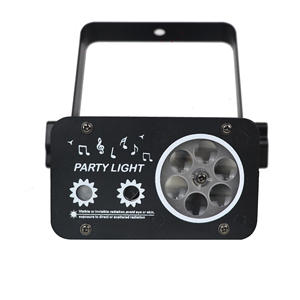 Rectangular Four-Head RGB Scanning Laser Stage Light Full Color DJ Disco Show KTV DMX512 <b>Controlled</b> Red Green Emission - Product Image 4