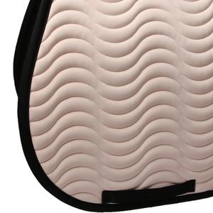 2024 dernière conception saut coupe matelassé rose clair sur mesure anti-dérapant équitation tapis de selle ensembles en gros - Product Image 6