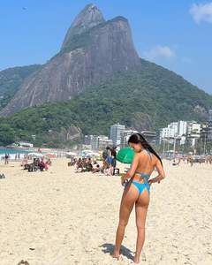 ชุดว่ายน้ำ2ชิ้นแบบแยกชิ้นสำหรับเด็กสาวเซ็กซี่ชุดว่ายน้ำโชว์หลังชุดว่ายน้ำบิกินี่เอวสูงติดโลโก้แบบกำหนดเอง - Product Image 3