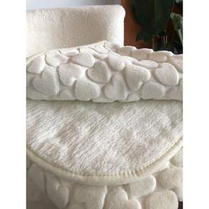 Manta de Bebé de Felpa de Visón con Relieve, Marca Dinarsu, Caja Original, 100x120 cm, Impresión Digital, para Recién Nacidos, Color Champán - Product Image 3