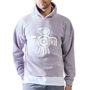 Sweat à capuche en molleton de coton de haute qualité pour hommes Vente en gros Logo en relief personnalisé Technique de teinture par transfert de chaleur Streetwear lavé - Product Image 6