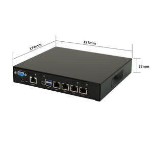 <span class=keywords><strong>Firewall</strong></span> y VPN J1900 con Mini PC de 4 Puertos, <span class=keywords><strong>Firewall</strong></span> Pfsense Mikrotik J1900 Compatible con 4G, Quad Core, DC12V, <span class=keywords><strong>Hardware</strong></span> de <span class=keywords><strong>Firewall</strong></span> para Mini PC - Product Image 6