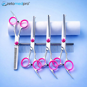 Juego de Tijeras de Aseo para Mascotas de Acero Inoxidable de Primera Calidad, 4 Piezas, con Peine y Estuche de Transporte - Product Image 6