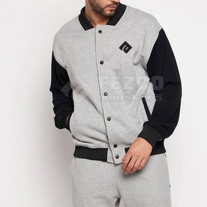 <b>Warm</b> Hooded Letterman <b>Jacket</b> for Men with Stand Collar and Front Logo <b>Waterproof</b> & Breathable Winter <b>Jacket</b> Stylish Design - Product Image 5