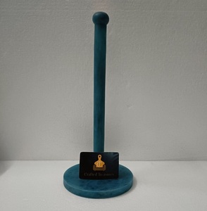Porte-serviettes en papier décoratif en résine époxy, porte-rouleau de cuisine en résine de luxe à motif tourbillon, porte-serviettes en papier à déchirer d'une seule main - Product Image 3